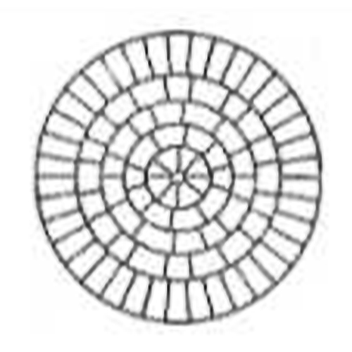 CAD Drawings Pattern Paving Products FrictionPave Patterns: Cobble Circle